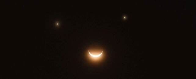 Rare Triple Conjunction to Create Cosmic Smiley Face Lights Up Morning Sky